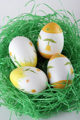 Painted easter eggs
