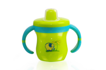 Green baby cup