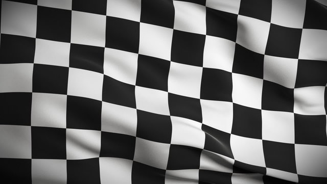Checkered Flag HD. Looped.