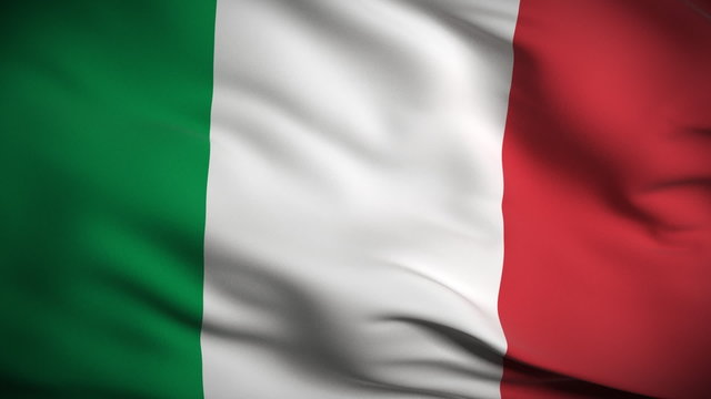 Italian Flag HD. Looped.