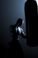 Portrait of a muscular male