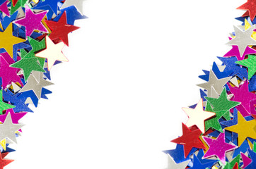 Colored stars background for your text on photo, and other.