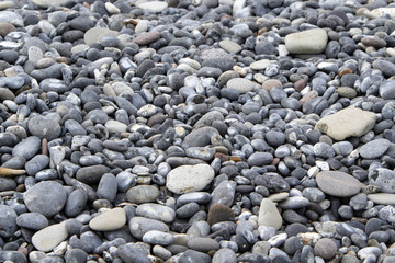Kiesstrand auf der Düne vor Helgoland