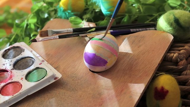 Painting Easter Egg