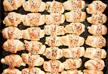 traditionally roll snack buttery bakery croissant bread