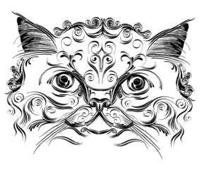 Rolgordijnen cat © ankdesign