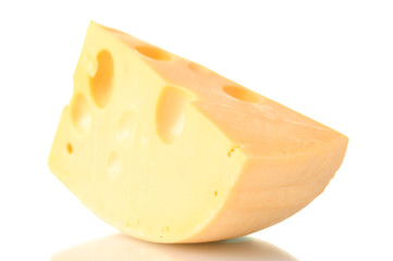 Сheese isolated on white