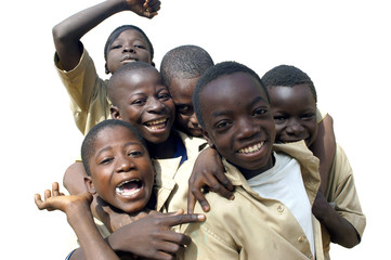 Jeunes écoliers Africains