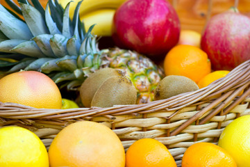 Fresh tropical fruits