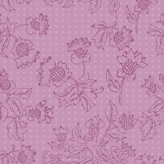 seamless background vintage collection