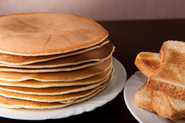 Stack of pancakes