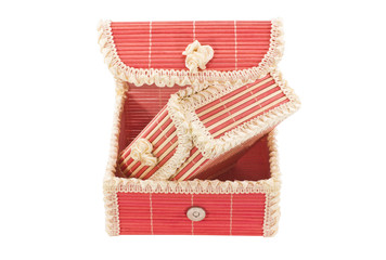 two colorful gift boxes