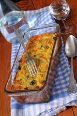 Le gâteau de ratatouille