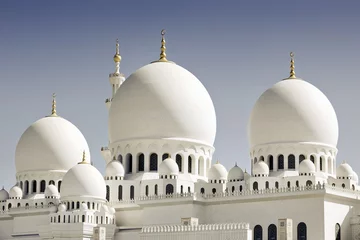 Foto op Canvas Sjeik Zayed Bin Sultan Al Nahyan-moskee, Abu Dhabi © tobago77