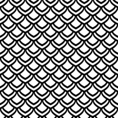 Seamless pattern. "Fish scale" motif. © troyka