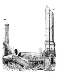 Antique Roman Ruins © Erica Guilane-Nachez