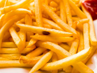 Golden French fries