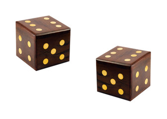 wooden dice