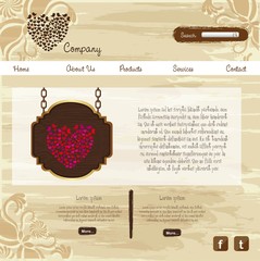 website design template