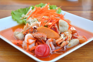 spicy seafood