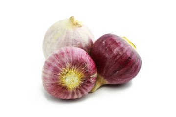 Garlic clove isolated on white background