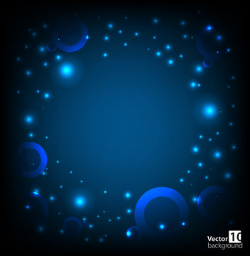 Abstract space background. Vector