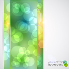 Abstract green background. Vector