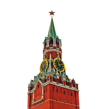 Moscow Kremlin isolated