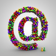 Gemeinschaft von Internetnutzern online