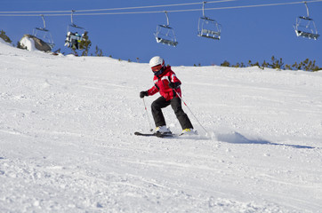 Fototapeta na wymiar Ski slope
