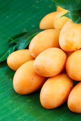 Exotic Thai Fruit. Maprang, Marian plum