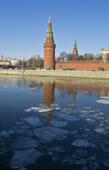 Obraz premium Moscow, Kremlin tower