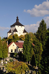 New Castle in autumn Banska Stiavnica, Slovakia Unesco