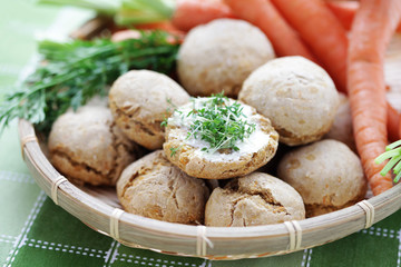 carrot buns