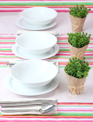 elegant holiday table setting