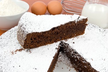 torta al cioccolato fondente