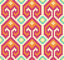 Seamless pattern in ethnic style