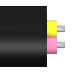 3d render of electric cable