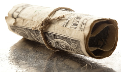 rolled dollar