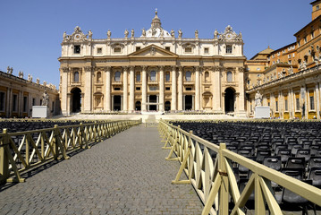 Fototapeta na wymiar Saint Peter's Basilica, Rome, Italy