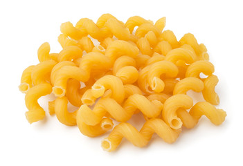 spiral pasta pile