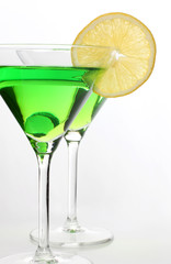 Martini and citrus fruit
