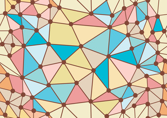 geometrical doodle seamless pattern