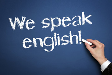 We speak english