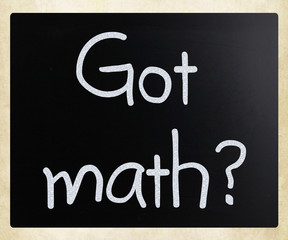 Got math?