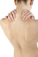 Fototapeta premium schmerzen am frauenkörper