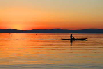 Sonnenuntergang am Balaton