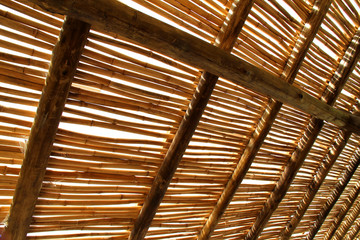 Bambus Dach