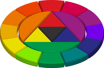 Obraz premium Color circle