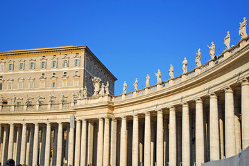 Rome, Pope Residence at Vatican square